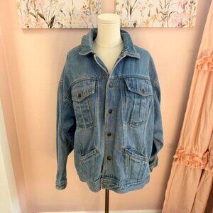 Vintage GAP Denim Jacket | 90s Y2K Oversized Light Wash Jean Jacket